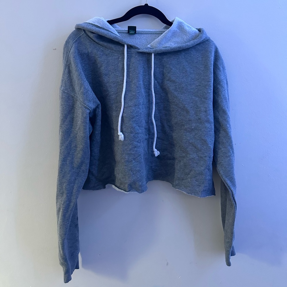 Cropped Gray Sweater
